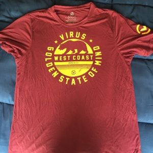 Virus limited edition Golden State” tee. Size M
